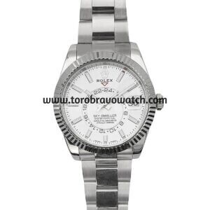 Sky-Dweller 326934 White Dial in White Gold