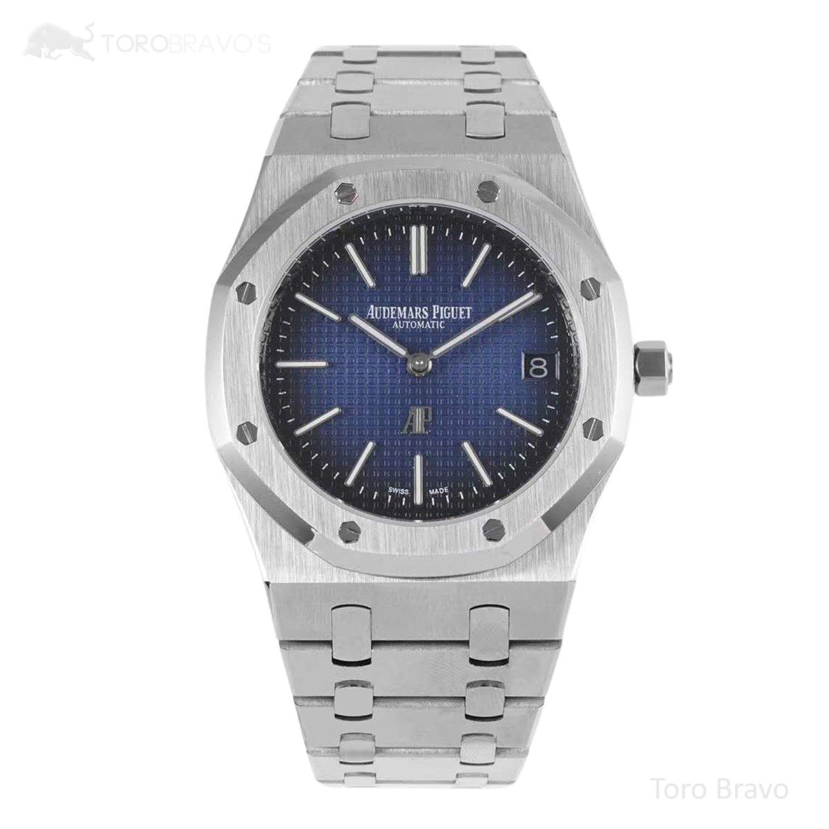 Royal Oak 15202 39mm Smoked Blue Dial