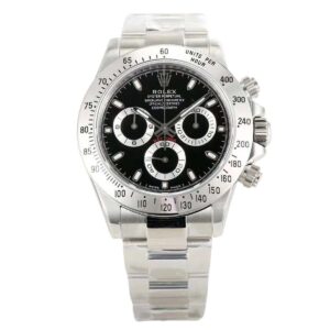 Daytona 116520 Black Dial in Steel
