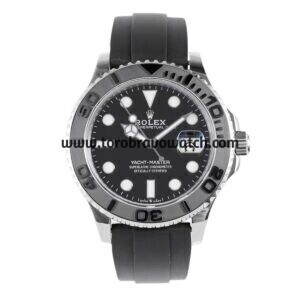 Yacht-Master 42 226659 White Gold on Oysterflex Strap