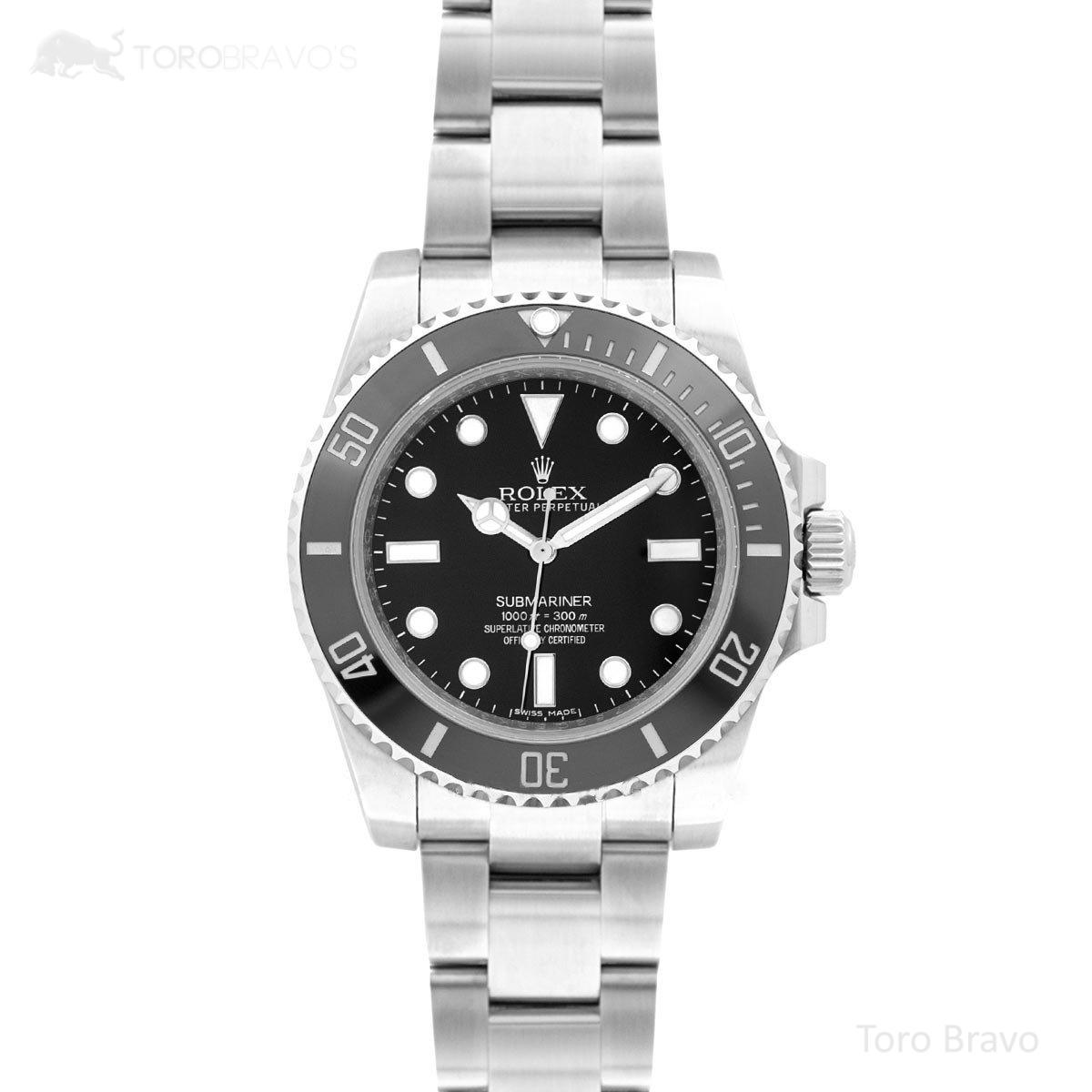 Submariner 114060 ‘No Date’ Black Ceramic