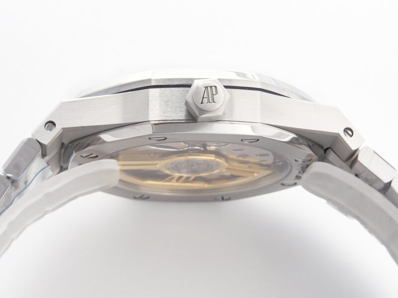 Royal Oak 41mm 15500 SS ZF 1:1 Best Edition Black Textured Dial on SS Bracelet SA4302 Super Clone V3 - Image 17