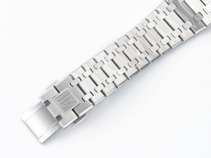 Royal Oak 41mm 15500 SS ZF 1:1 Best Edition Black Textured Dial on SS Bracelet SA4302 Super Clone V3 - Image 10