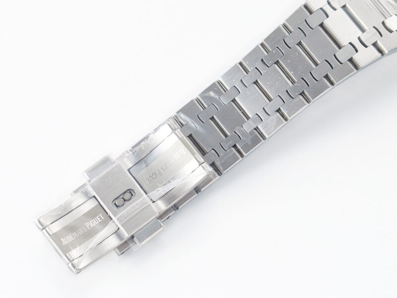 Royal Oak 41mm 15500 SS ZF 1:1 Best Edition Blue Textured Dial on SS Bracelet SA4302 Super Clone V3 - Image 14