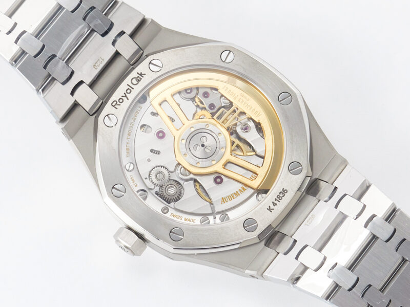 Royal Oak 41mm 15500 SS ZF 1:1 Best Edition Black Textured Dial on SS Bracelet SA4302 Super Clone V3 - Image 18