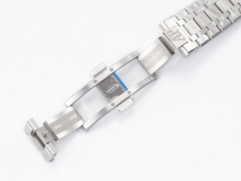 Royal Oak 41mm 15500 SS ZF 1:1 Best Edition Black Textured Dial on SS Bracelet SA4302 Super Clone V3 - Image 20