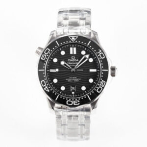 Seamaster Diver 300M VSF 1:1 Best Edition Black Ceramic Black Dial on SS Bracelet A8800 V2