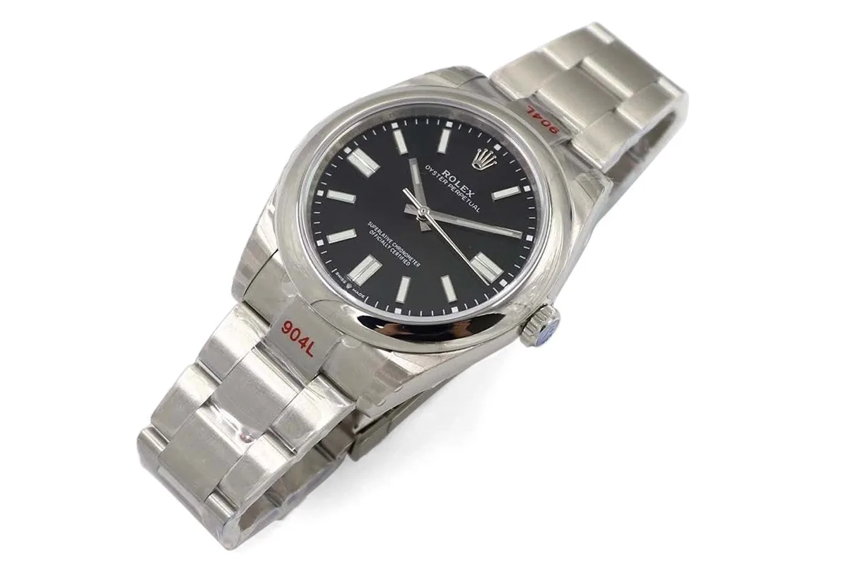 Oyster Perpetual 36mm quadrante nero brillante 114300 VSF - immagine 3