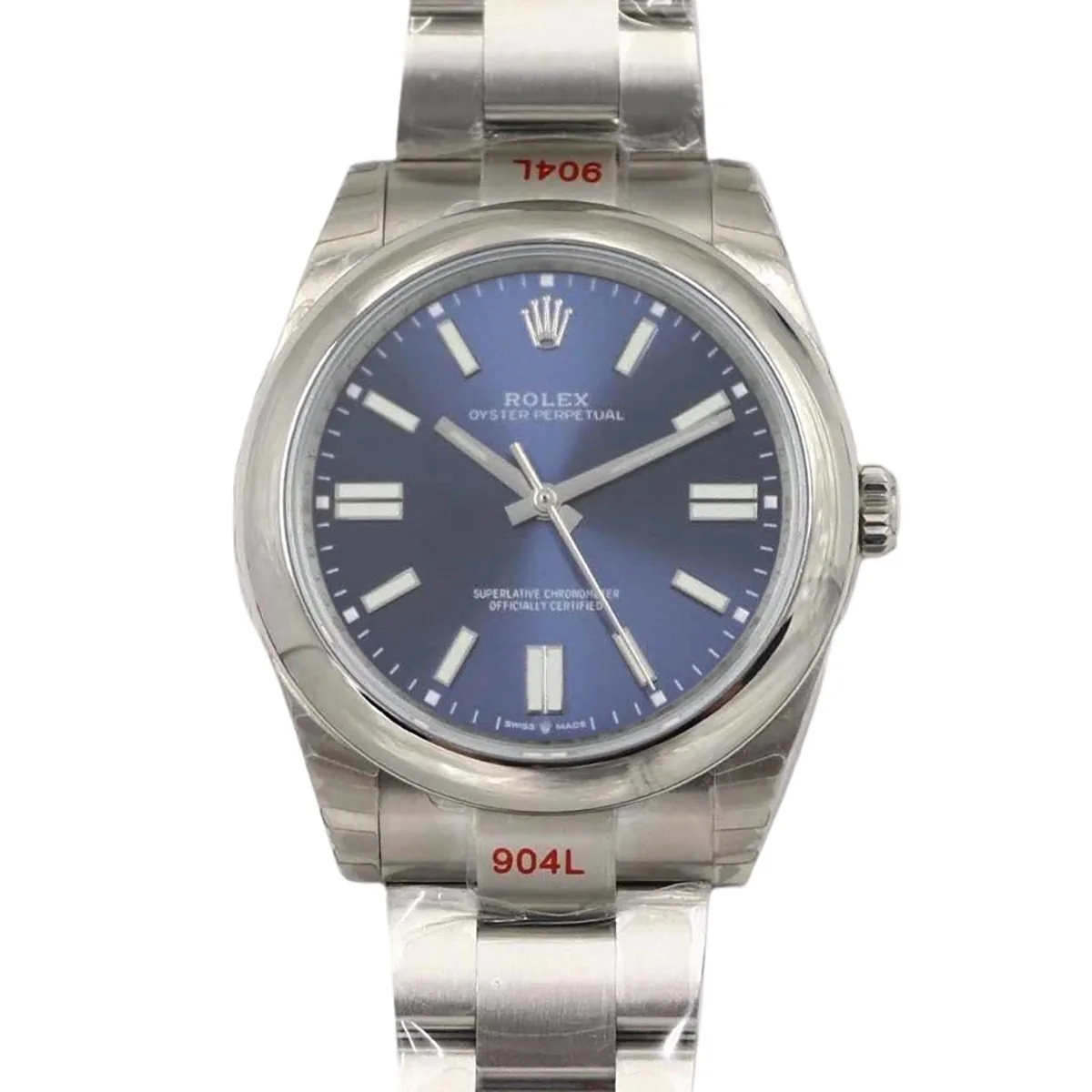 Oyster Perpetual 41mm cadran bleu vif 114300