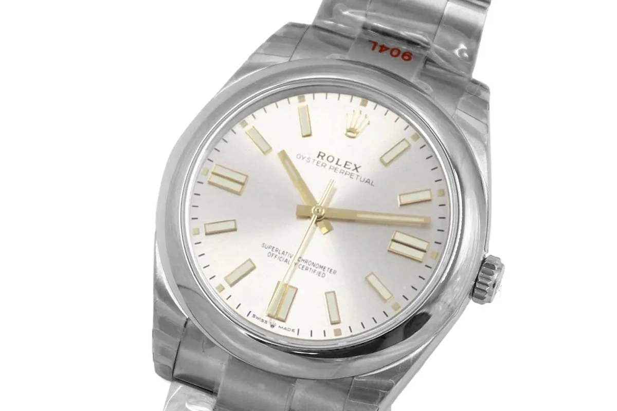 Oyster Perpetual 41mm quadrante argento 114300 - immagine 2