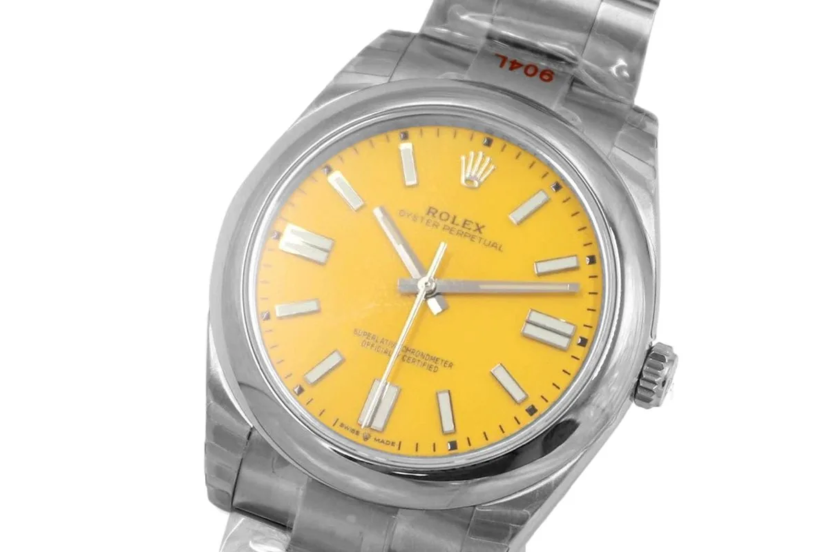 Oyster Perpetual 41mm gelbes Zifferblatt 114300 – Bild 2