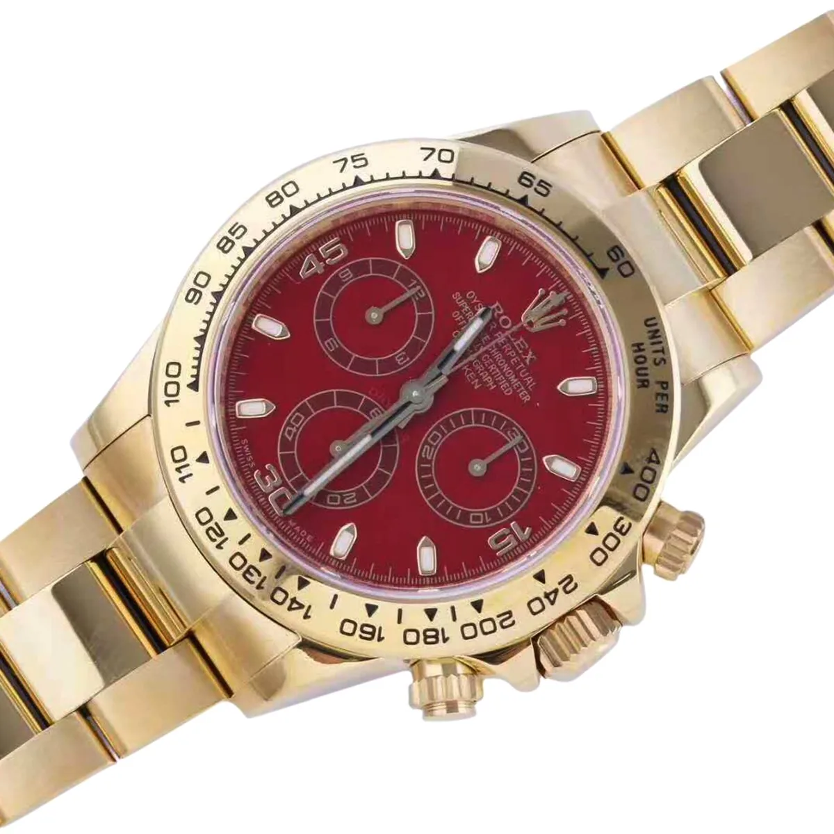 Daytona 116505 rotes Zifferblatt in Roségold – Bild 2