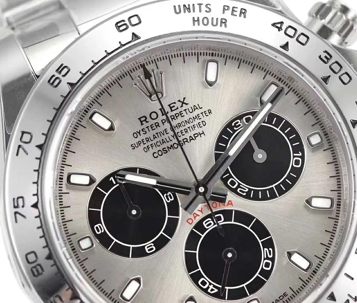 Daytona 116509 cadran acier et noir en or blanc – Image 3