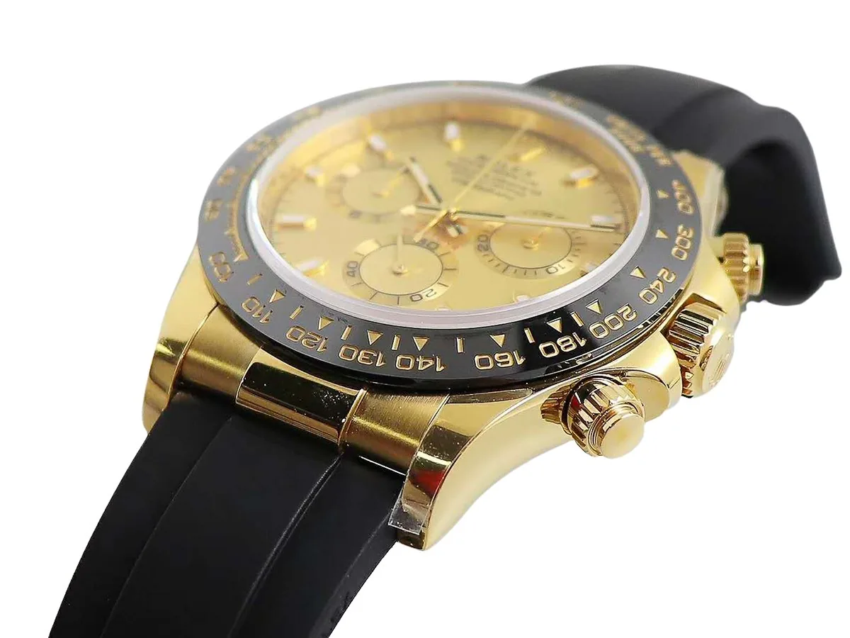 Daytona 116518LN cadran champagne en or jaune – Image 3