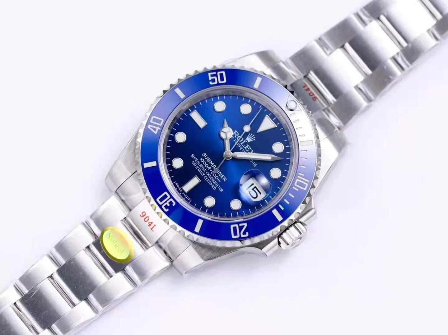 Submariner 116619LB ceramica blu oro bianco - immagine 2