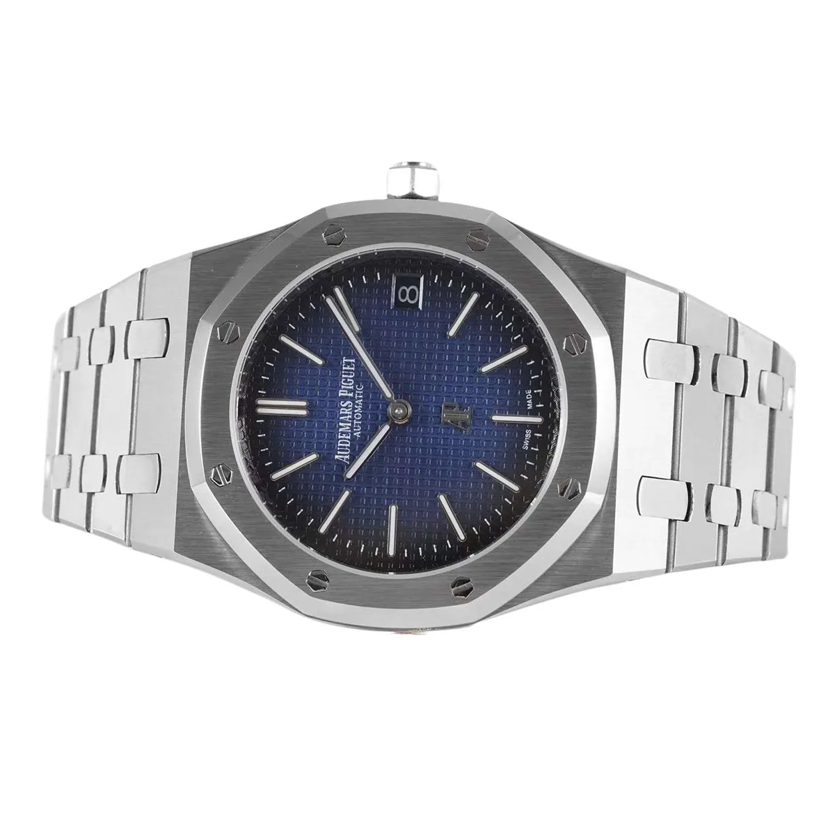 Royal Oak 15202 39mm quadrante blu fumé - immagine 3