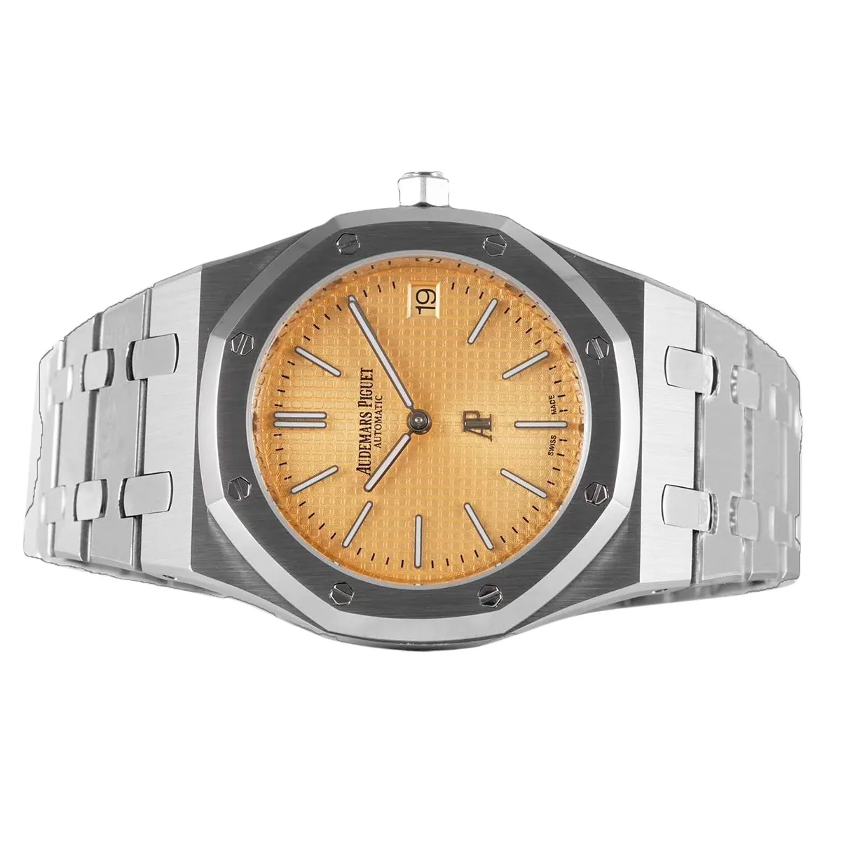 Royal Oak 15202 39mm quadrante giallo - immagine 3