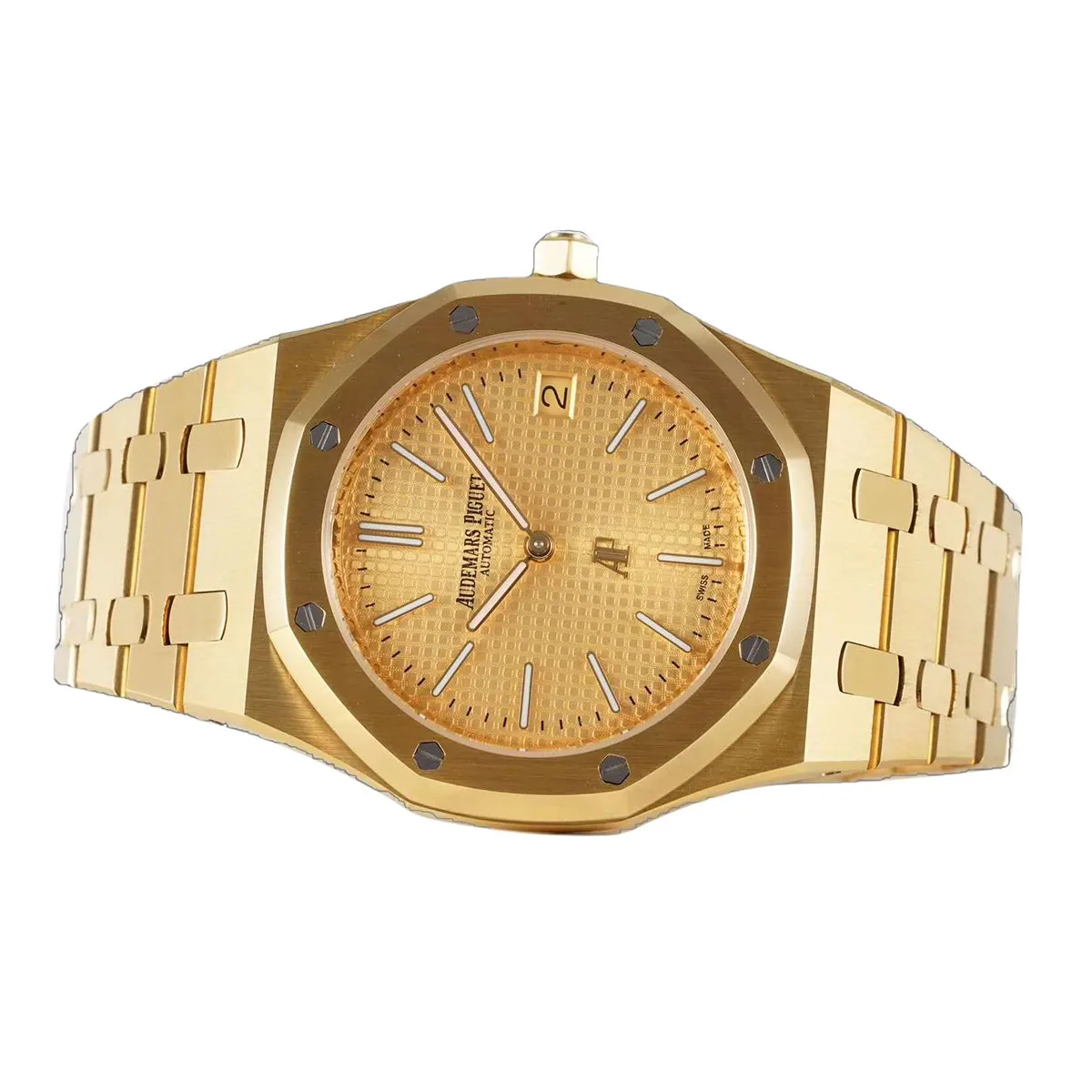 Royal Oak 15202 39mm cadran jaune en or jaune – Image 3