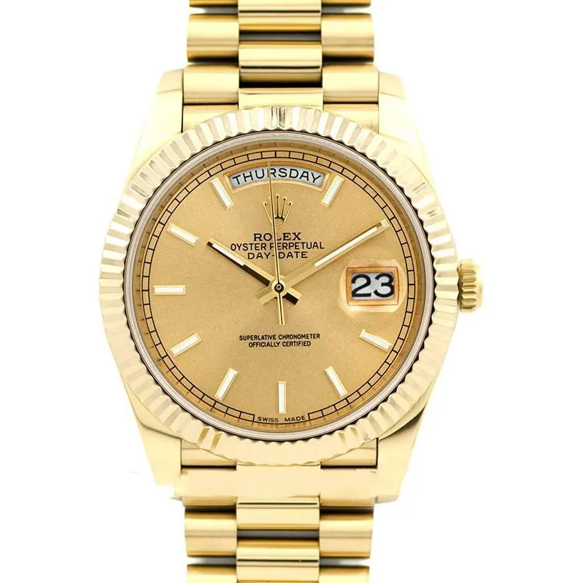 Day-Date 40 228238 Champagne Dial in Yellow Gold