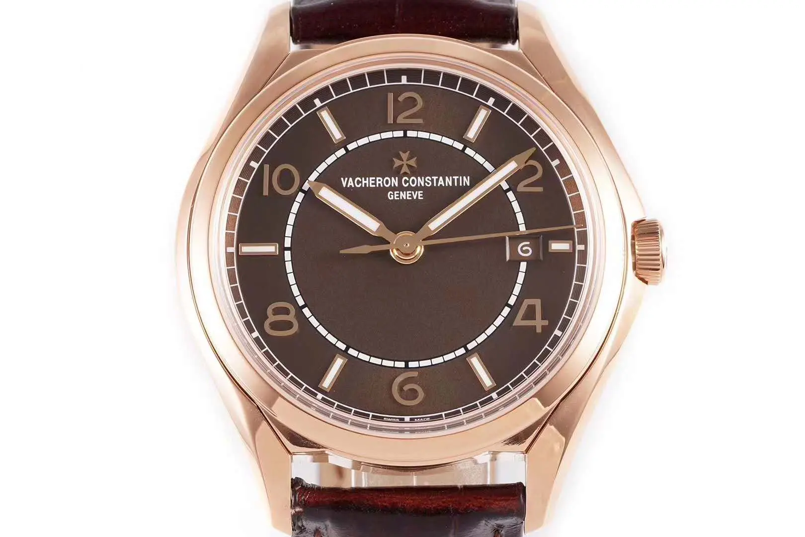 Fiftysix quadrante marrone in oro rosa Ref: 4600E - immagine 3