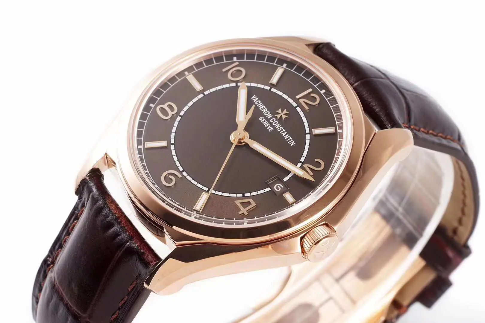 Fiftysix quadrante marrone in oro rosa Ref: 4600E - immagine 6