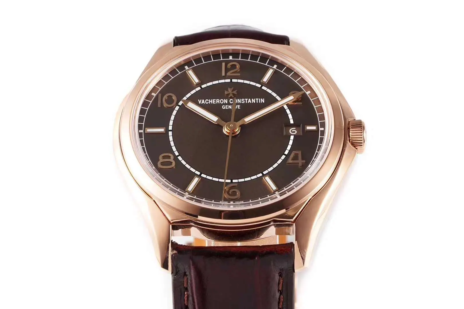 Fiftysix quadrante marrone in oro rosa Ref: 4600E - immagine 4