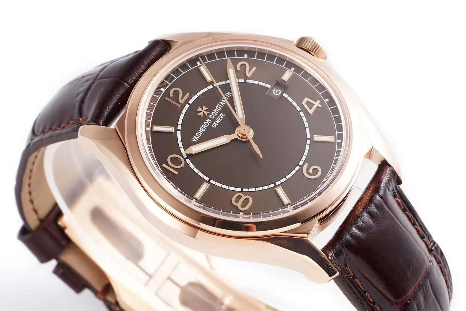 Fiftysix quadrante marrone in oro rosa Ref: 4600E - immagine 5