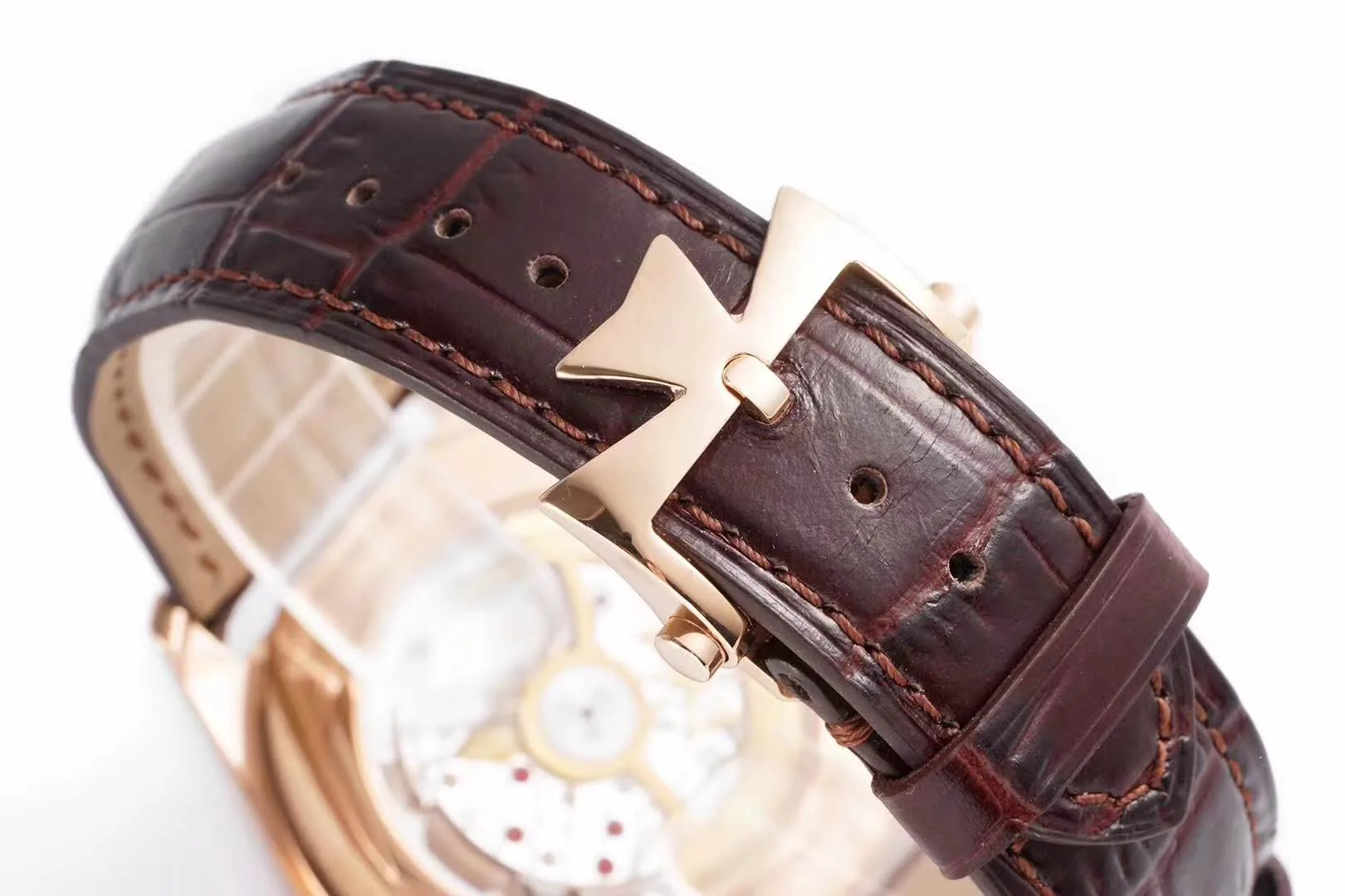 Fiftysix quadrante marrone in oro rosa Ref: 4600E - immagine 8