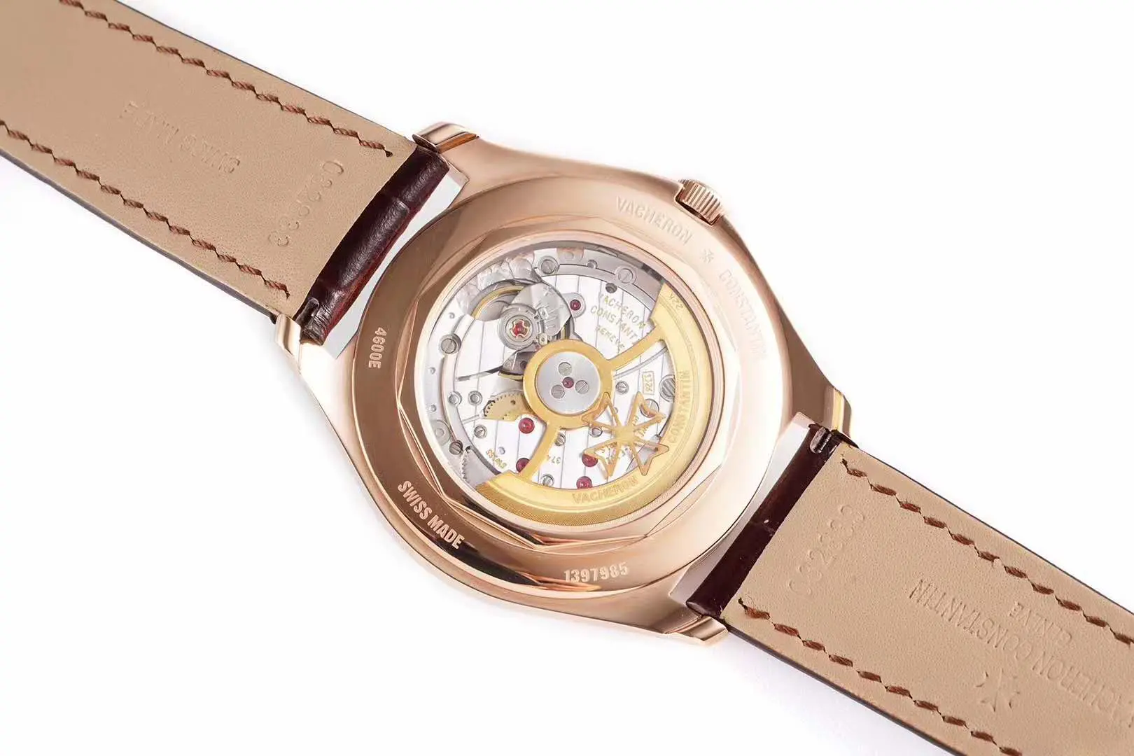 Fiftysix quadrante marrone in oro rosa Ref: 4600E - immagine 9