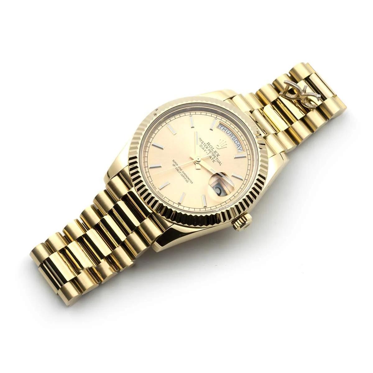 Day-Date 40 228238 Clean Factory champagnerfarbenes Zifferblatt in Gelbgold – Bild 2