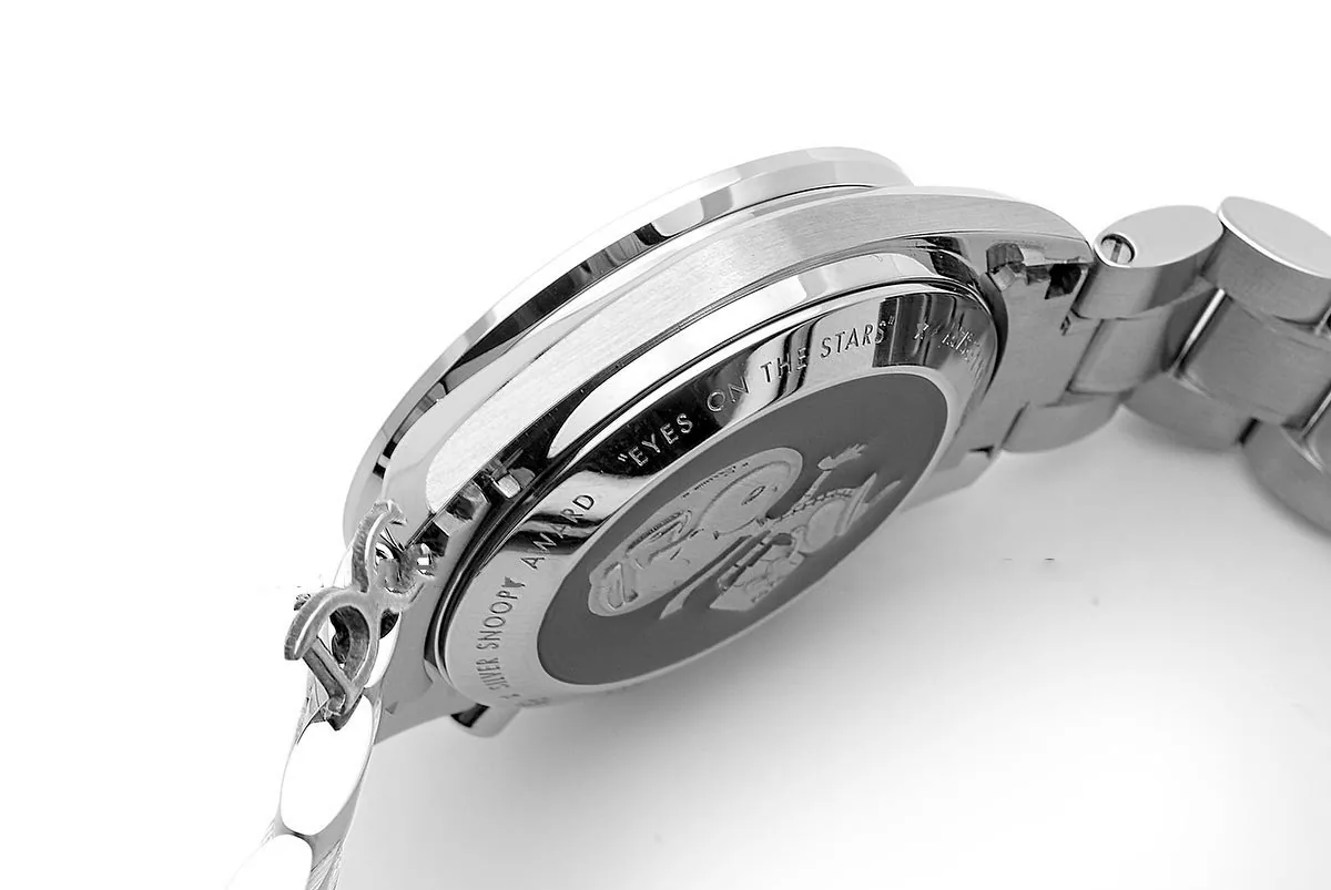 Speedmaster Professional Apollo 13 Silver Snoopy Award su bracciale - immagine 5
