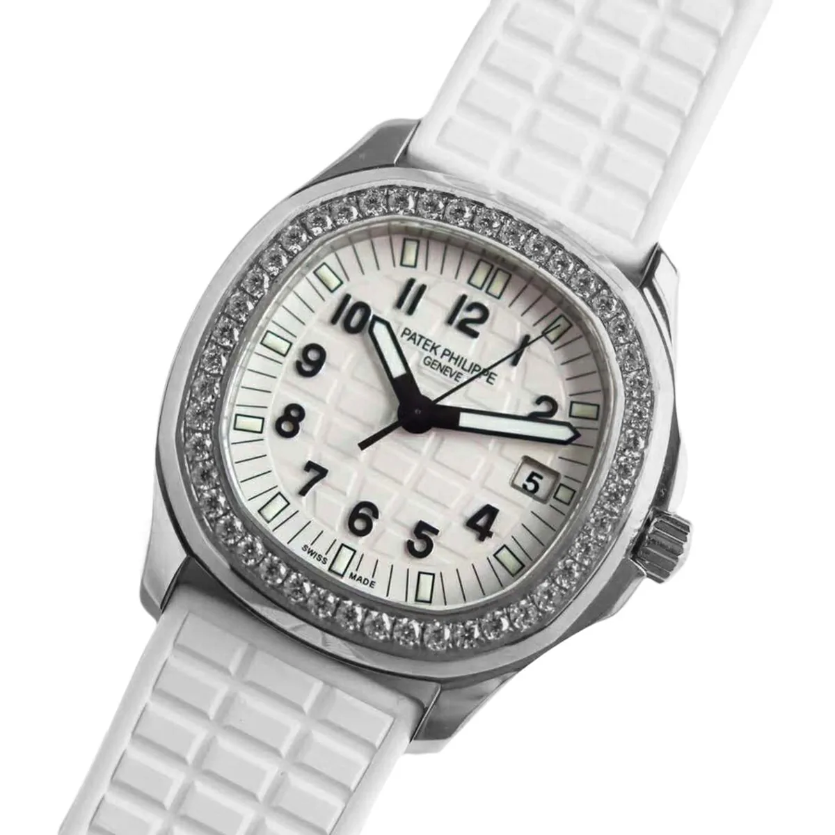 Aquanaut Luce 5067A-011 quadrante bianco in acciaio - immagine 4