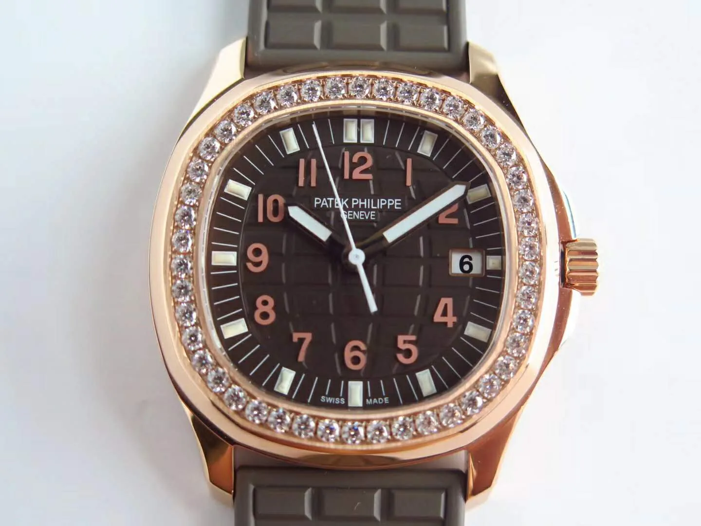 Aquanaut Luce 5068R-001 quadrante marrone in oro rosa - immagine 4