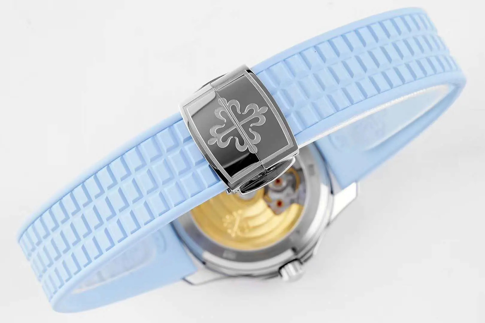 Aquanaut Luce 5072G-001 blaues MOP-Zifferblatt in Graugold – Bild 6