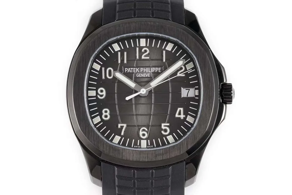 Aquanaut 5167A ‘Black Venom Limited Edition’ cadran noir sur bracelet en caoutchouc noir – Image 9