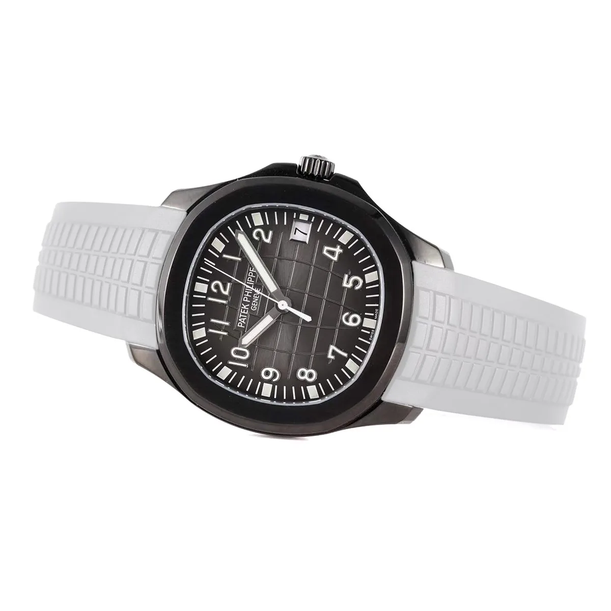 Aquanaut 5167A ‘Black Venom Limited Edition’ esfera negra con correa de caucho blanca - Imagen 2