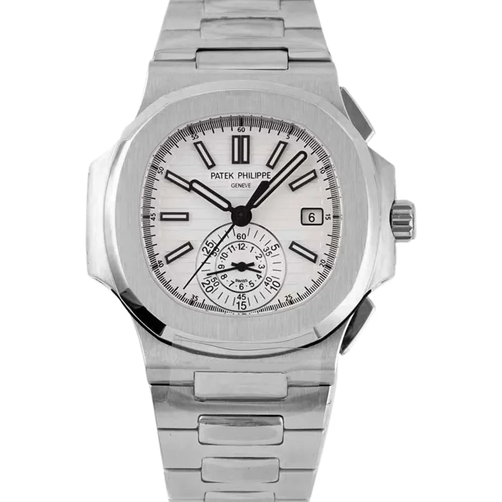 Nautilus 5980/1A-019 White Dial in Steel