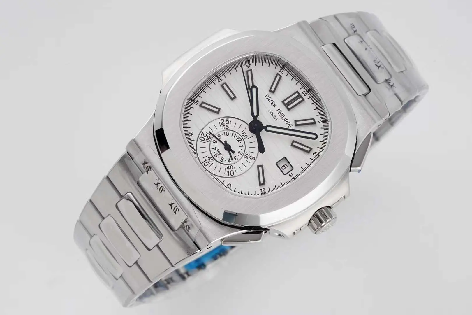 Nautilus 5980/1A-019 cadran blanc en acier – Image 2