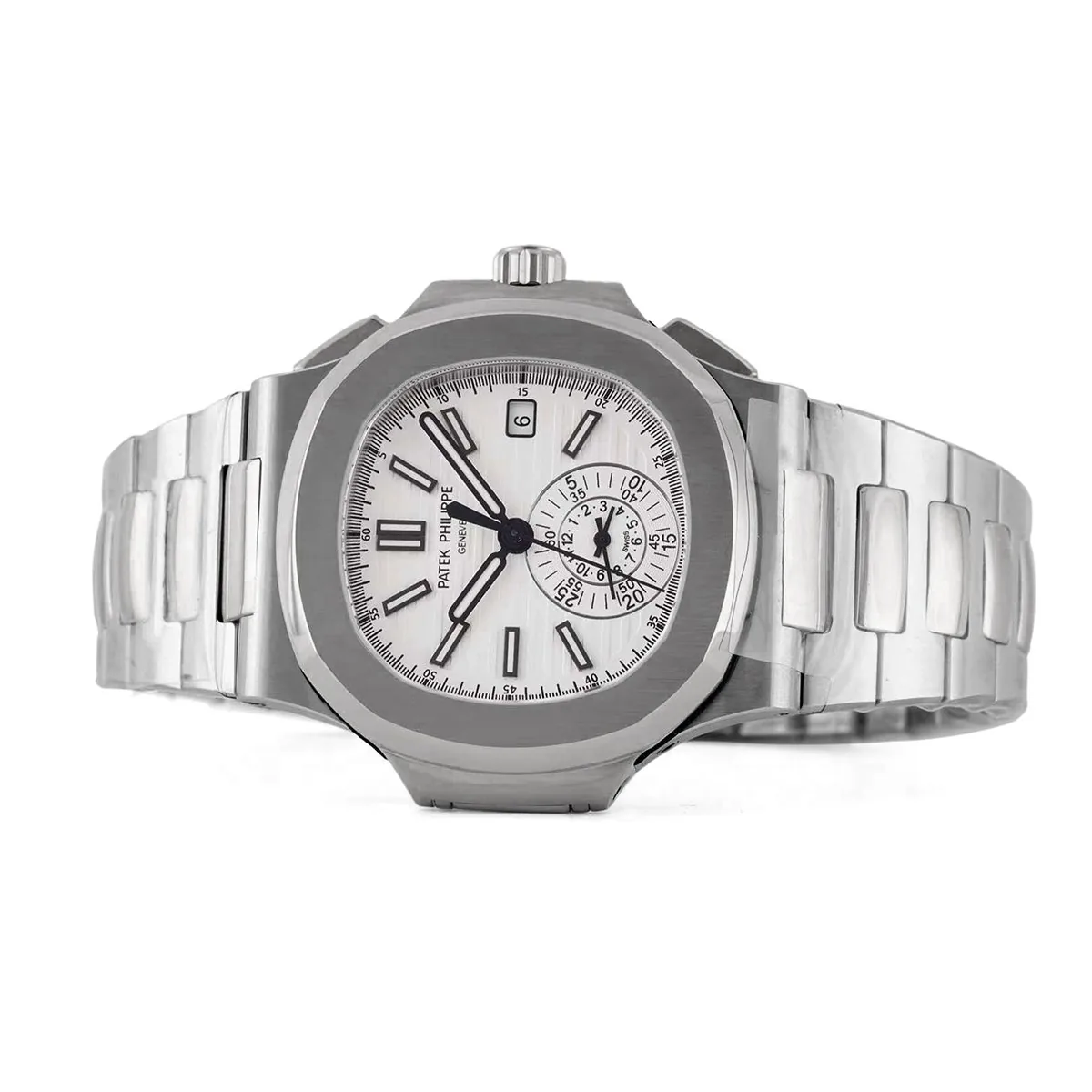 Nautilus 5980/1A-019 cadran blanc en acier – Image 3