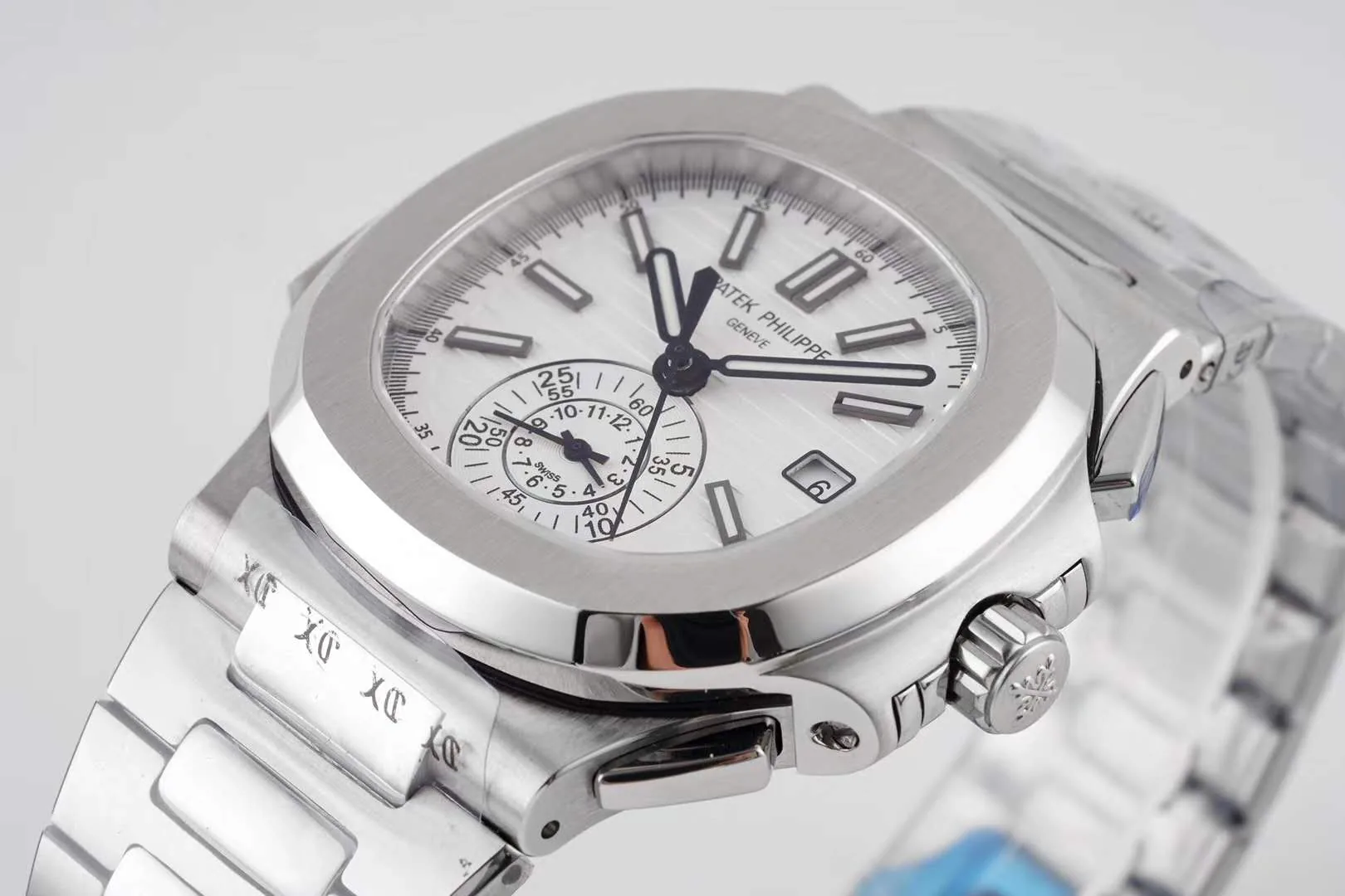 Nautilus 5980/1A-019 cadran blanc en acier – Image 5