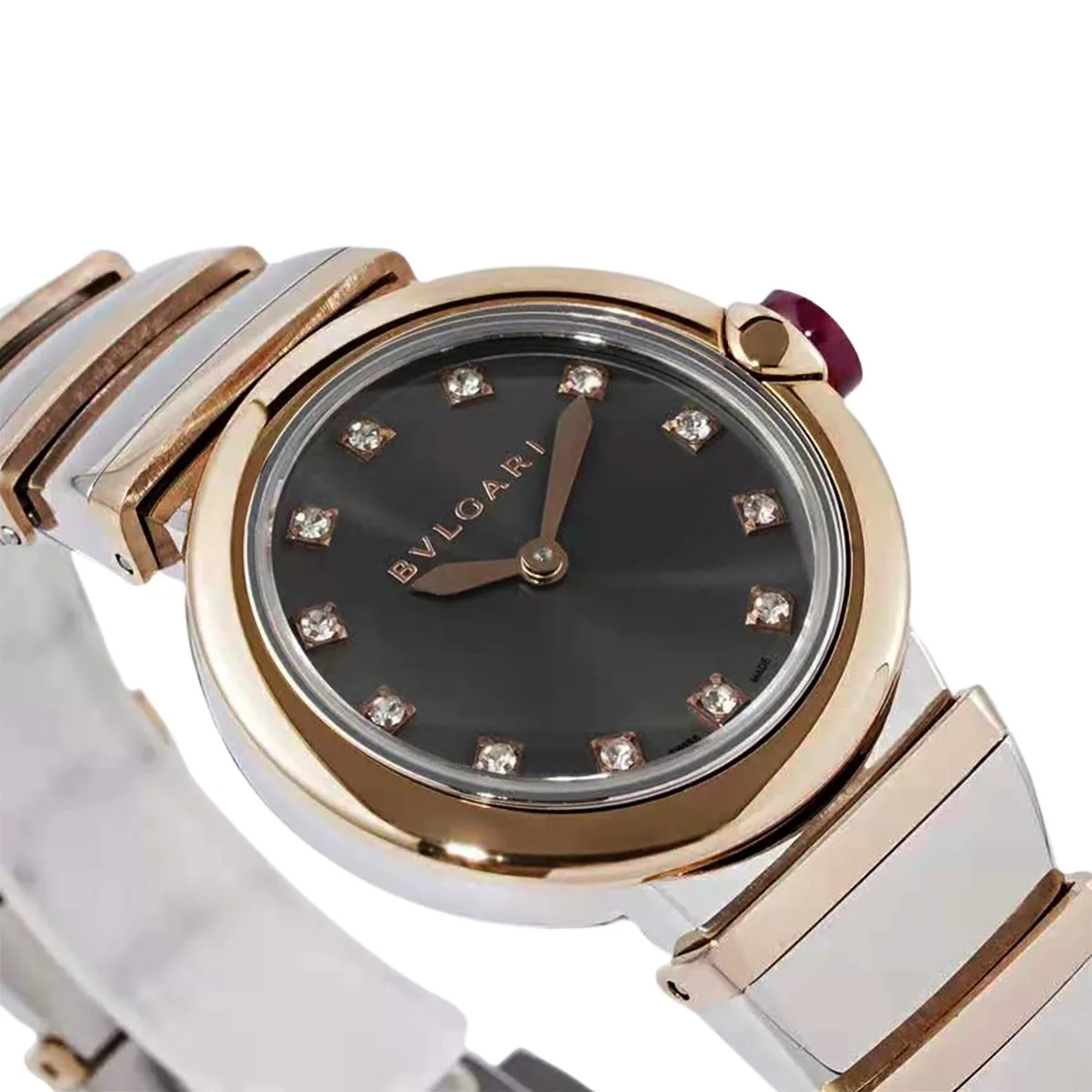 Lvcea esfera gris en oro rosa/acero - Imagen 2