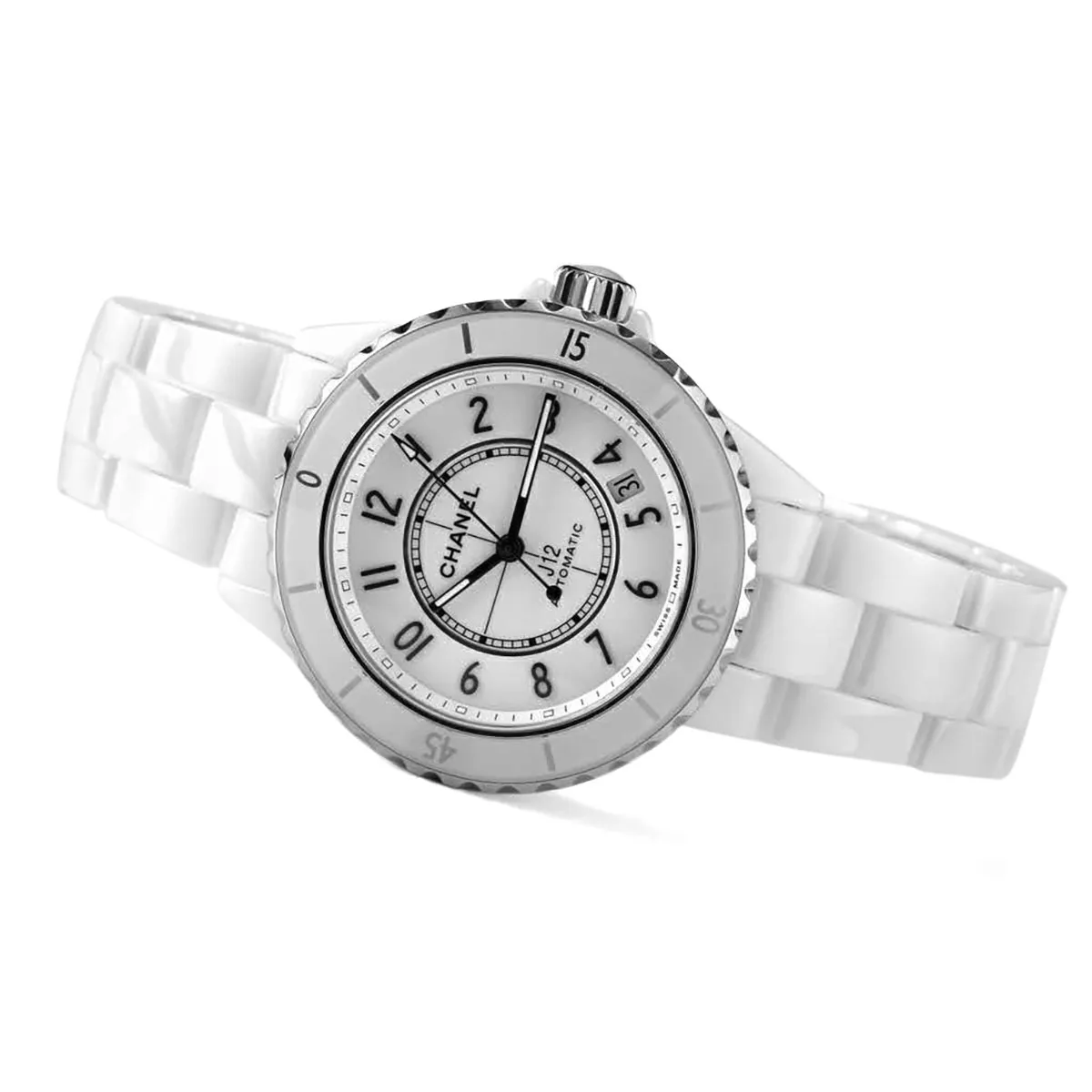 J12 ceramica bianca e acciaio Ref: H5700 - immagine 2