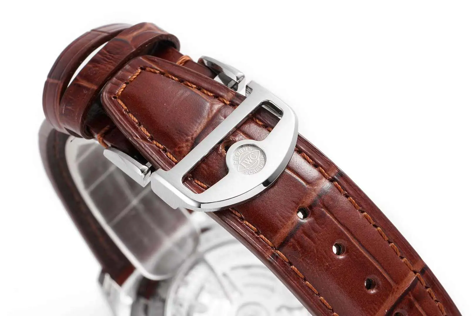 Portugieser Chronograph IW371611 cadran blanc en acier – Image 7