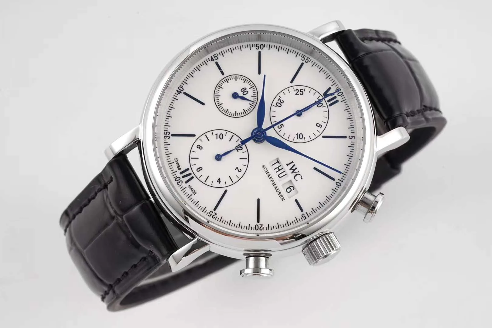 Portofino Chronograph IW391024 Edition “150 Years” cadran blanc en acier – Image 2