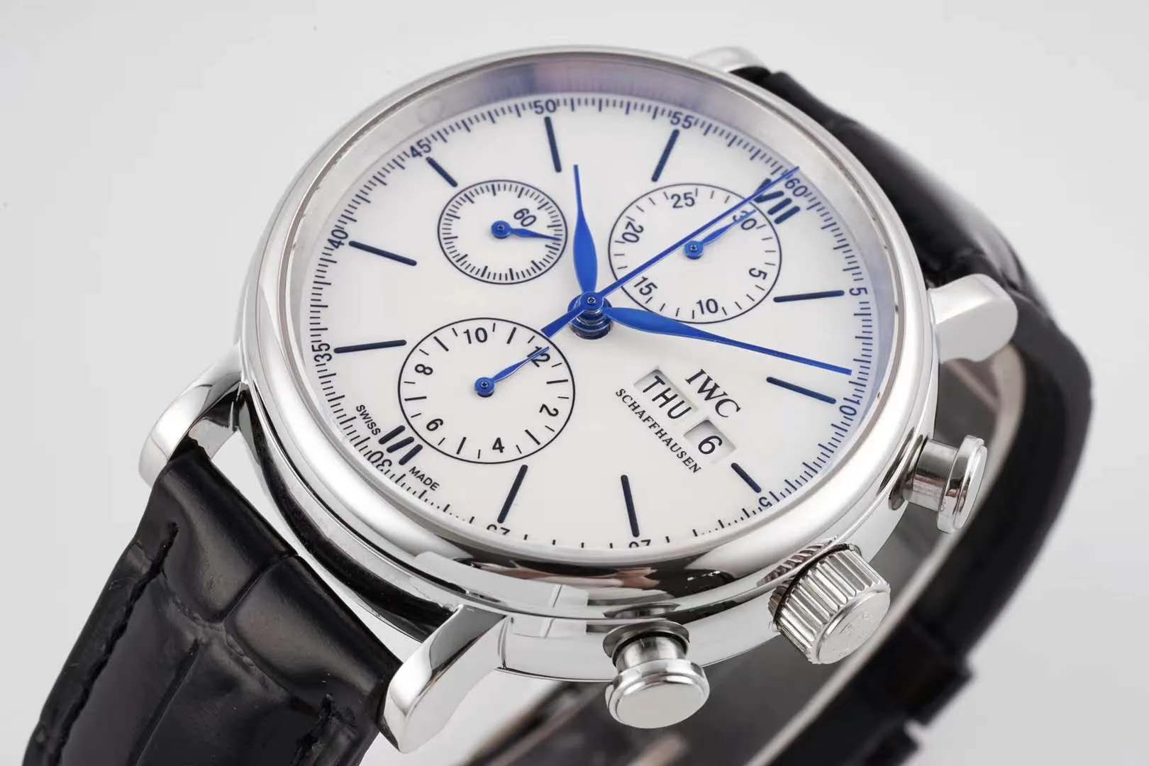 Portofino Chronograph IW391024 Edition “150 Years” cadran blanc en acier – Image 4
