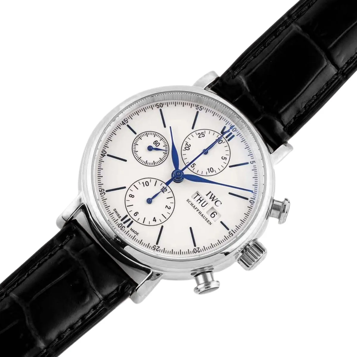 Portofino Chronograph IW391024 Edition “150 Years” cadran blanc en acier – Image 3