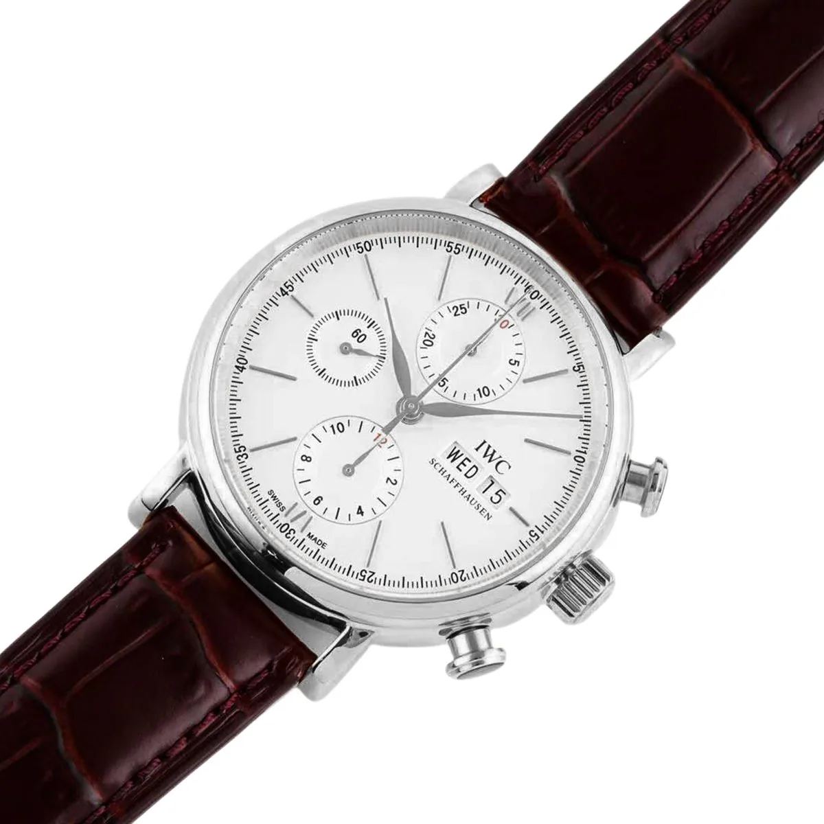 Portofino Chronograph IW391027 Edition “150 Years” cadran blanc en acier – Image 2