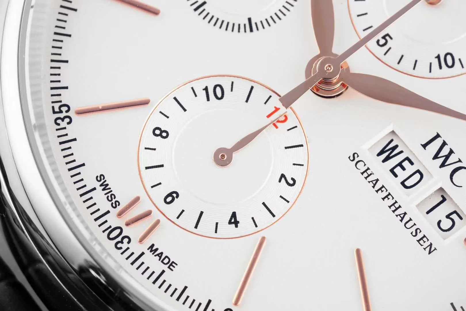 Portofino Chronograph IW391031 Edition „150 Years“ weißes Zifferblatt in Stahl – Bild 4
