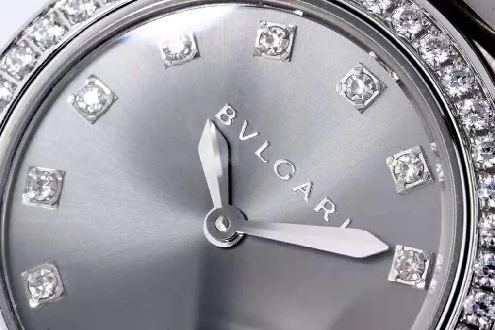 Lvcea esfera gris en acero con bisel de diamantes - Imagen 5