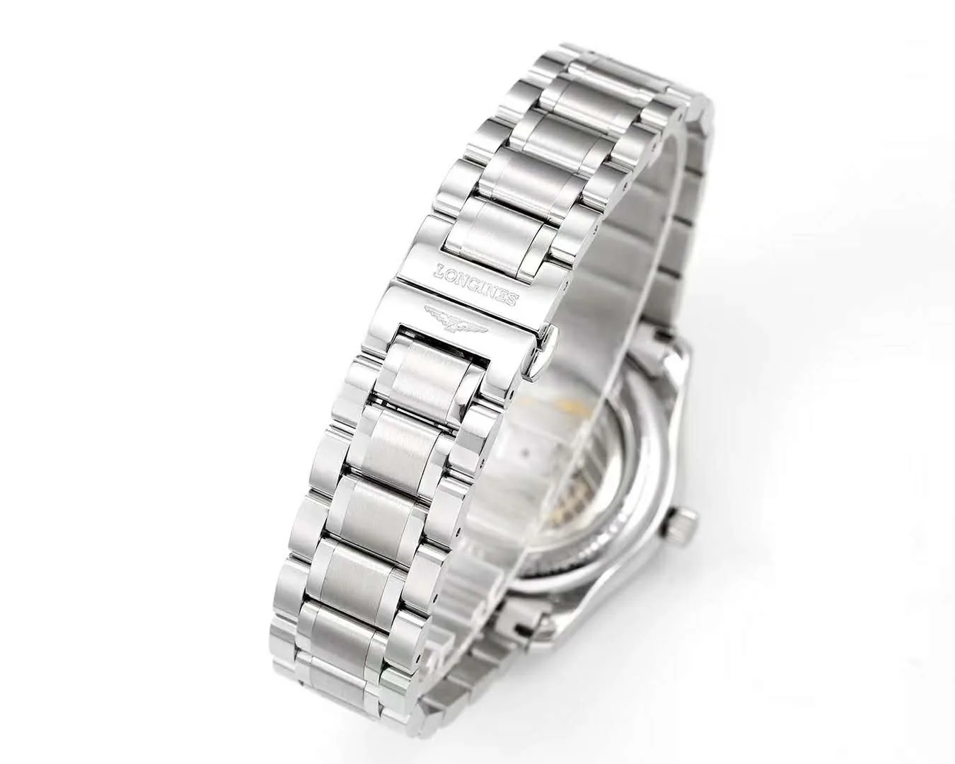 Master Collection fasi lunari quadrante bianco su bracciale - immagine 8